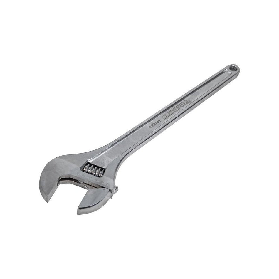 Faithfull Chrome Adjustable Spanner 450mm (18in)-FAIAS450MC