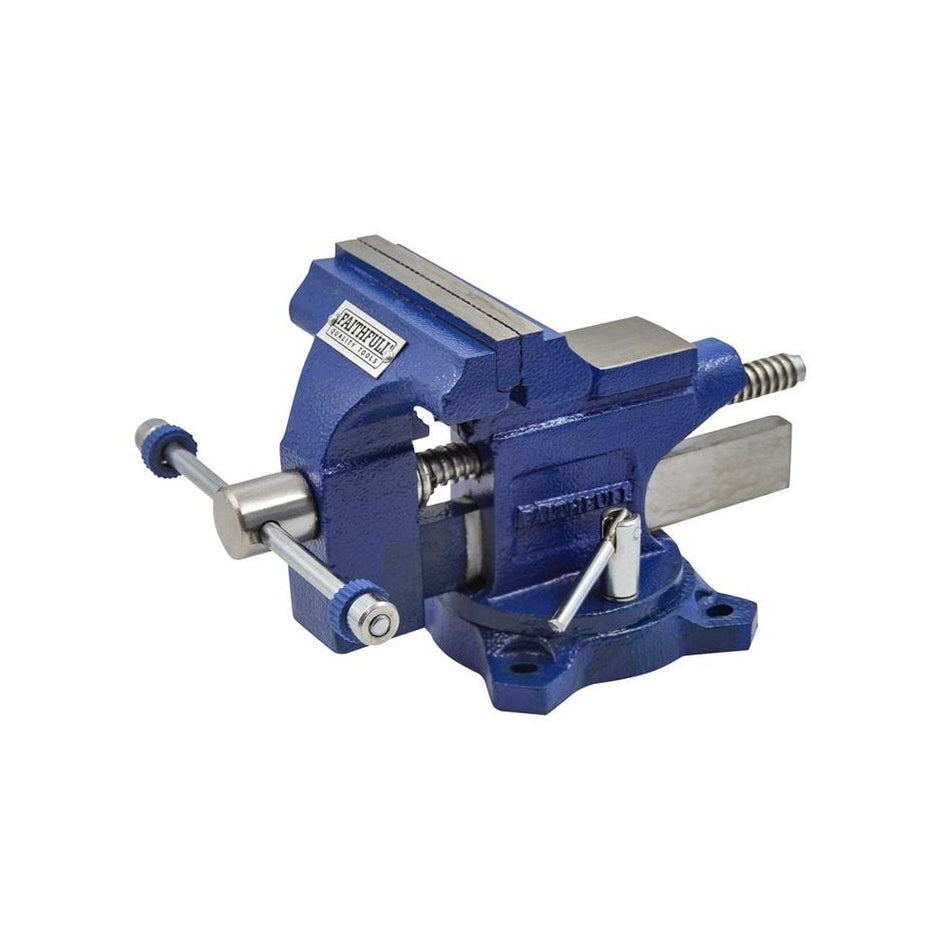 Faithfull Light-Duty Mechanics Vice 100mm (4in)-FAIMV100SGLD