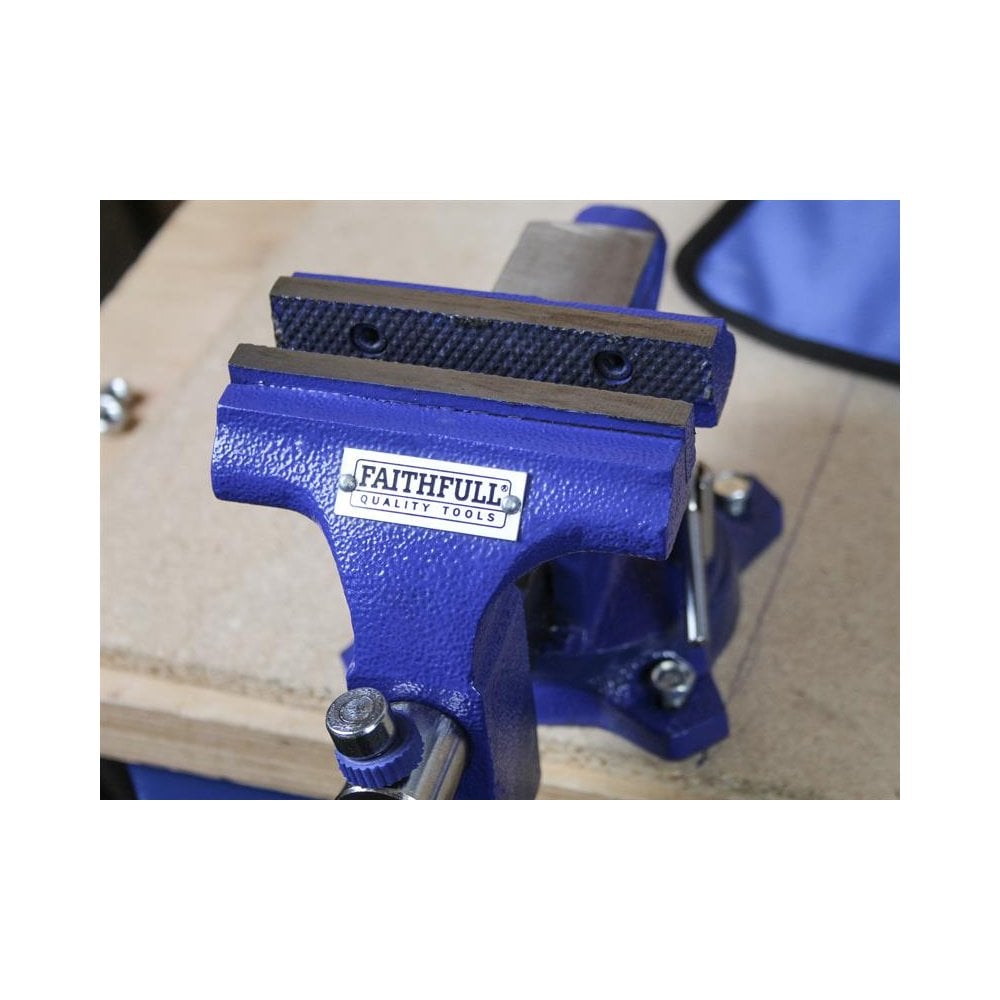Faithfull Light-Duty Mechanics Vice 100mm (4in)-FAIMV100SGLD