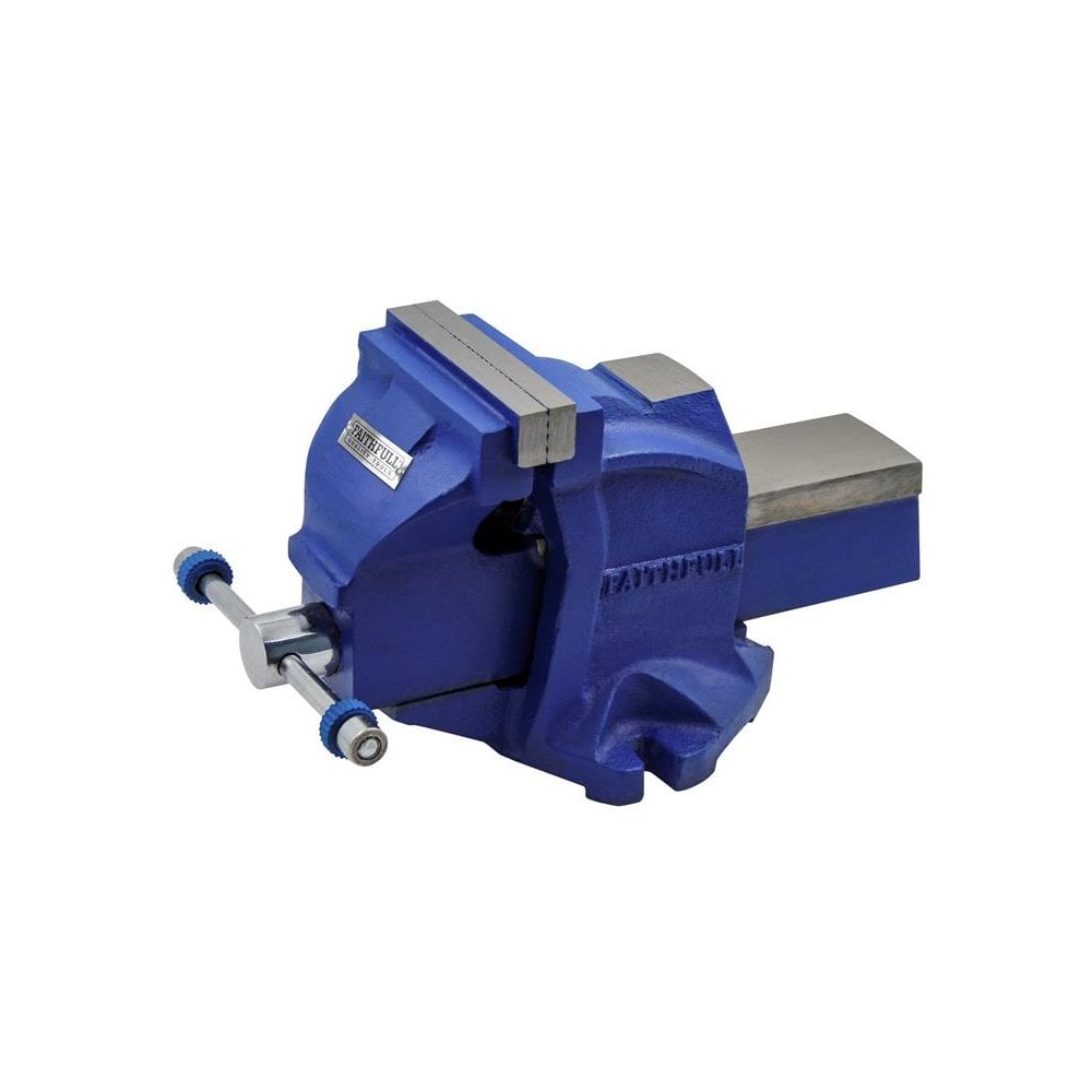 Faithfull Mechanics Vice with Magnetic Jaws 100mm (4in)-FAIMV100SG