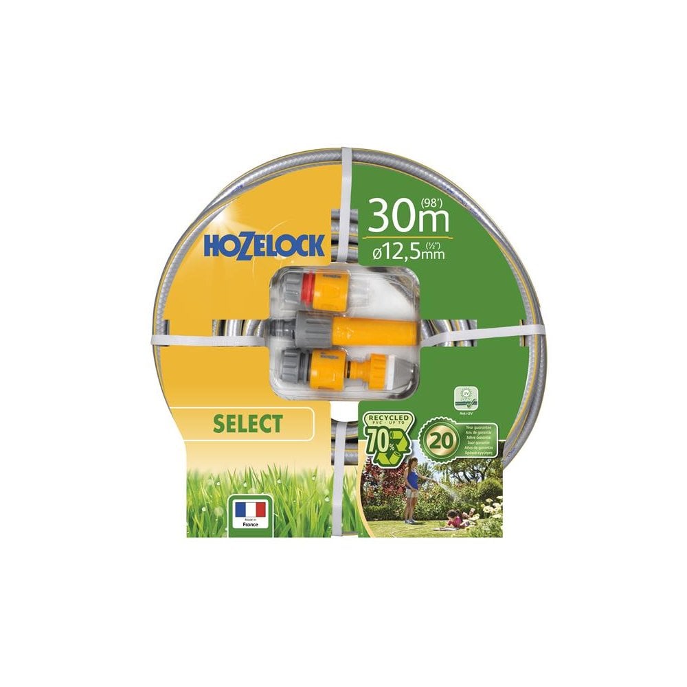 Hozelock 7230P Starter Hose Starter Set 30m 12.5mm (1/2in) Diameter-HOZ100100583