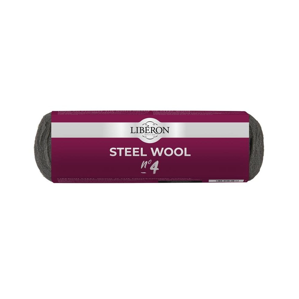 Liberon Steel Wool Grade 4 Coarse 250g-LIBSW4250GN