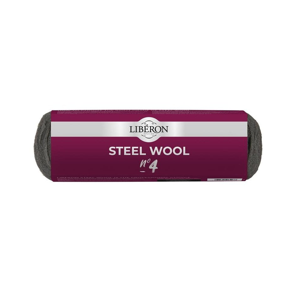 Liberon Steel Wool Grade 4 Coarse 250g-LIBSW4250GN