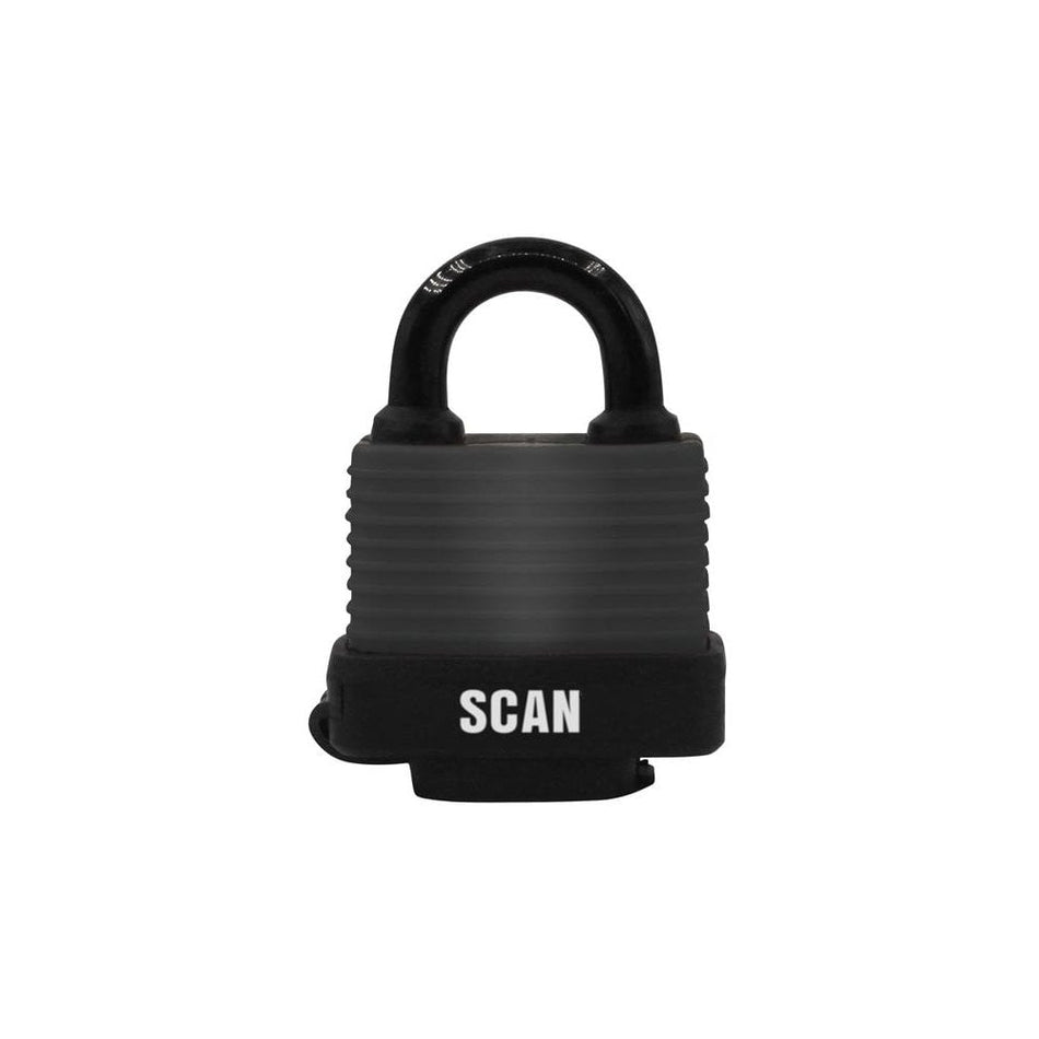 Scan Weatherproof Laminated Steel Padlock 50mm-SCAPLLAMWP50