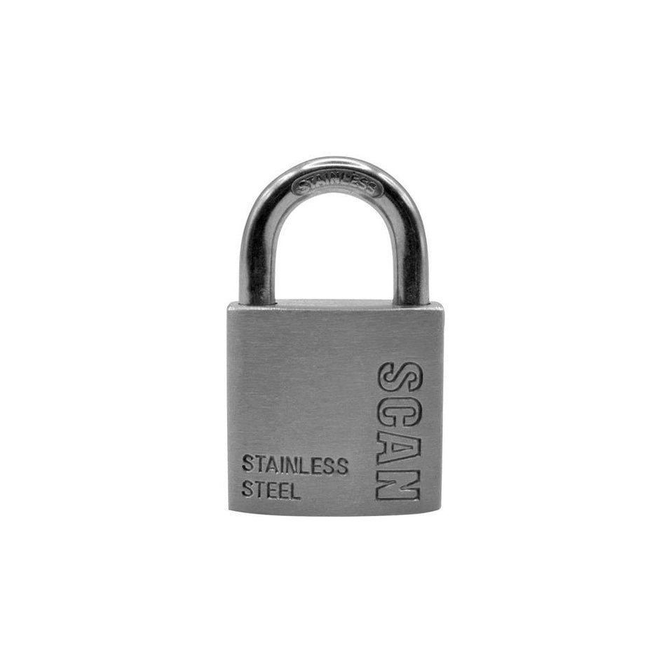 Scan Stainless Steel Padlock 32mm-SCAPLSS32