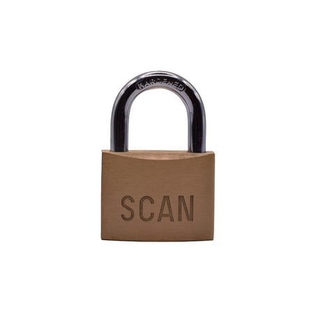 Scan Brass Padlock 50mm-SCAPLB50