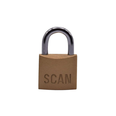 Scan Brass Padlock 30mm-SCAPLB30