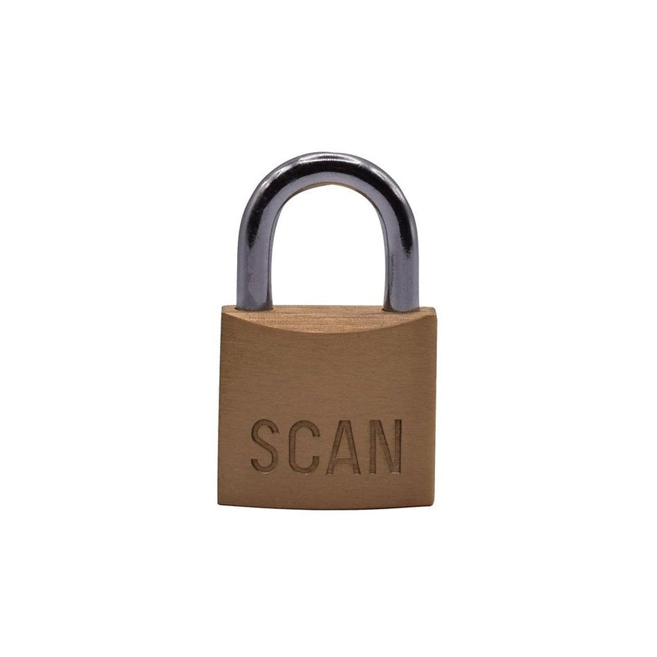 Scan Brass Padlock 30mm-SCAPLB30