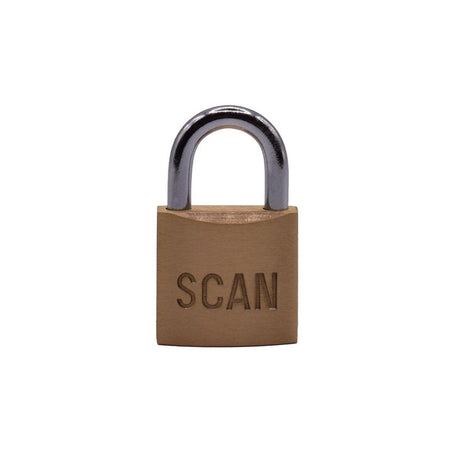 Scan Brass Padlock 25mm-SCAPLB25