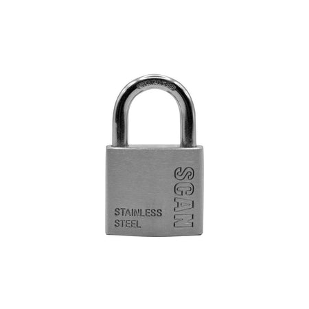 Scan Stainless Steel Padlock 38mm-SCAPLSS38