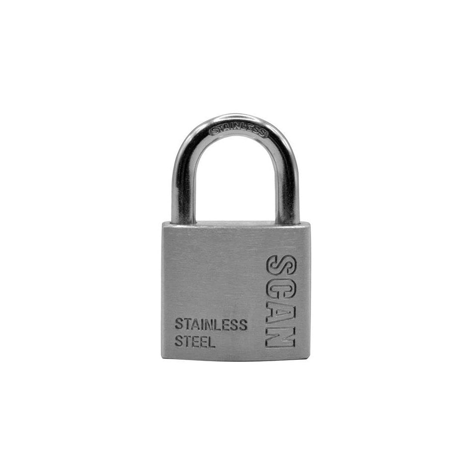 Scan Stainless Steel Padlock 38mm-SCAPLSS38