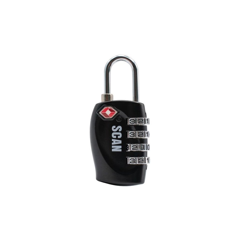 Scan Zinc Combination Padlock TSA Approved-SCAPLTSA31