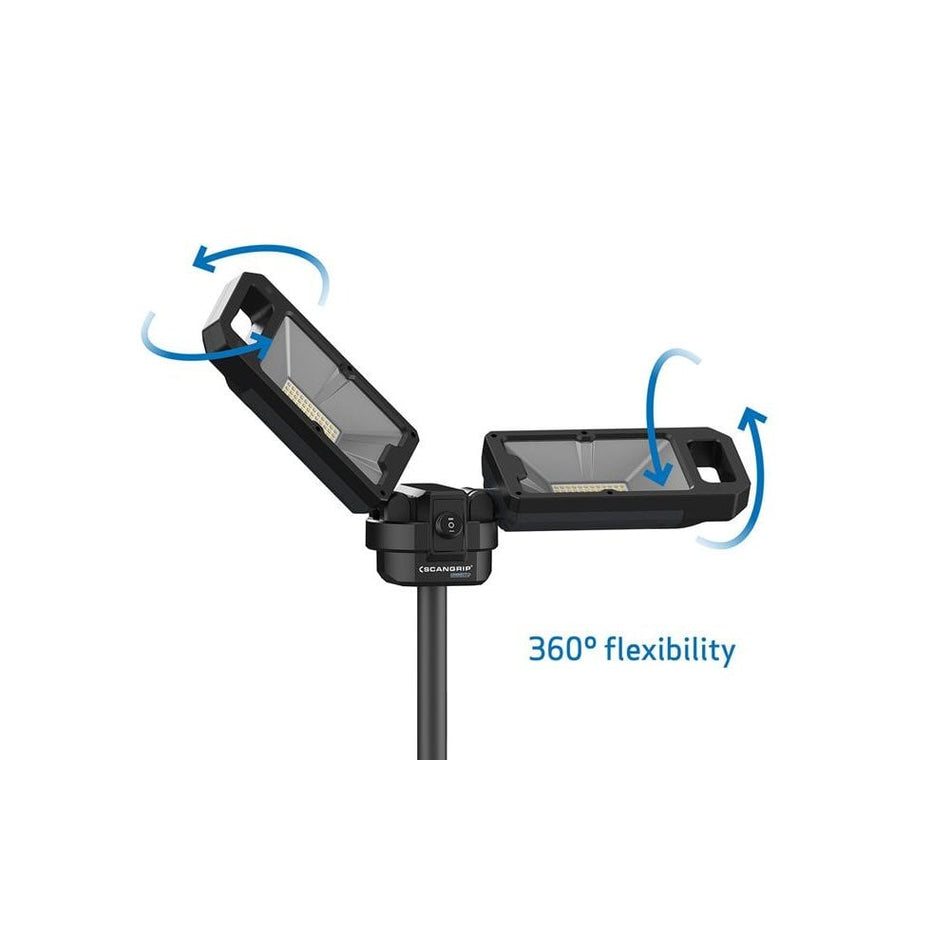 SCANGRIP® TOWER 5 CONNECT Floodlight with Integrated Tripod 18V Bare Unit-SCG036105C