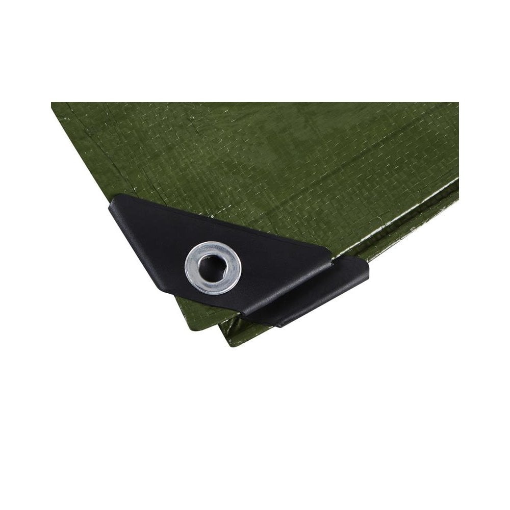 BlueSpot Tools Green Tarpaulin 3.6 x 2.4m-B/S45926