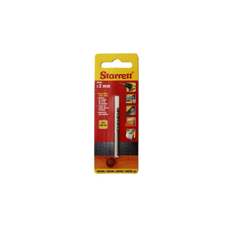 Starrett HSS Split Point Drill Bit 2.0 x 49mm-STRKBAR020