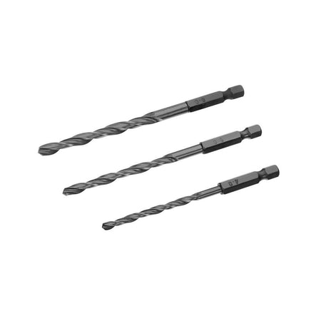 IRWIN® HSS Drill Bit Hex Shank Bit Set, 3 Piece-IRWIW3035108