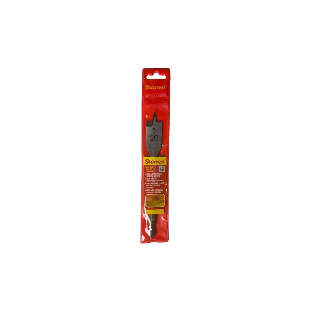 Starrett Flat Wood Drill Bit 20 x 152mm-STRKFWD20A