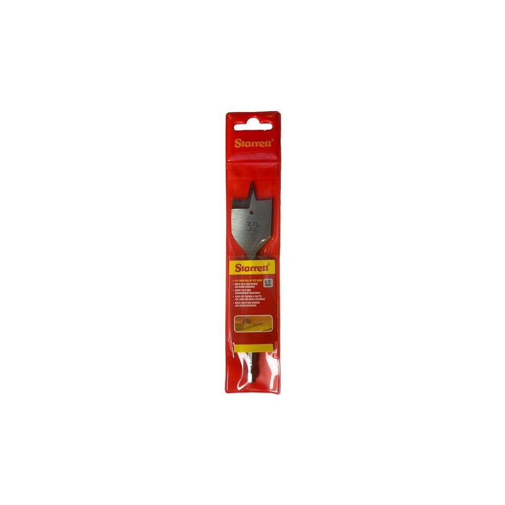 Starrett Flat Wood Drill Bit 32 x 152mm-STRKFWD32A