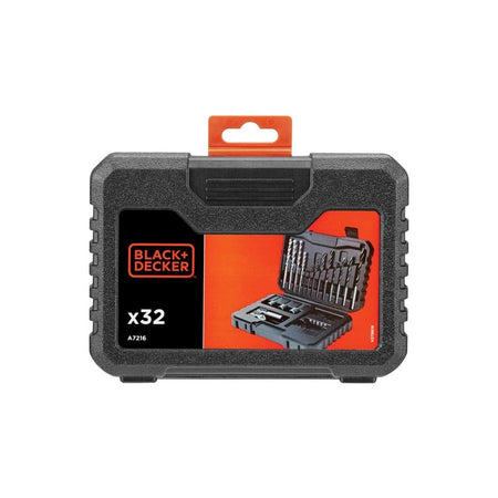 BLACK + DECKER A7216 Drill & Driver Set 32 Piece-B/DA7216