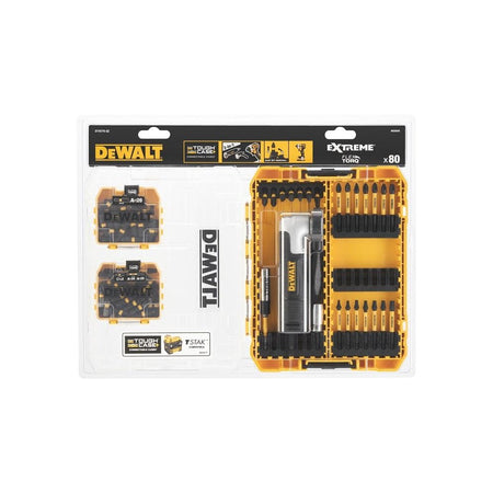DEWALT DT70775 Mix Bit Set with Right-Angle Attachment, 80 Piece-DEWDT70775QZ