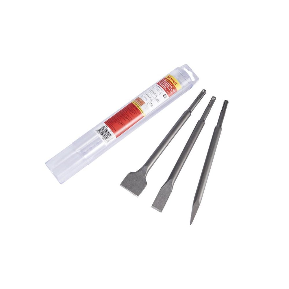 Starrett SDS Plus Chisel Set, 3 Piece-STRKCPK03