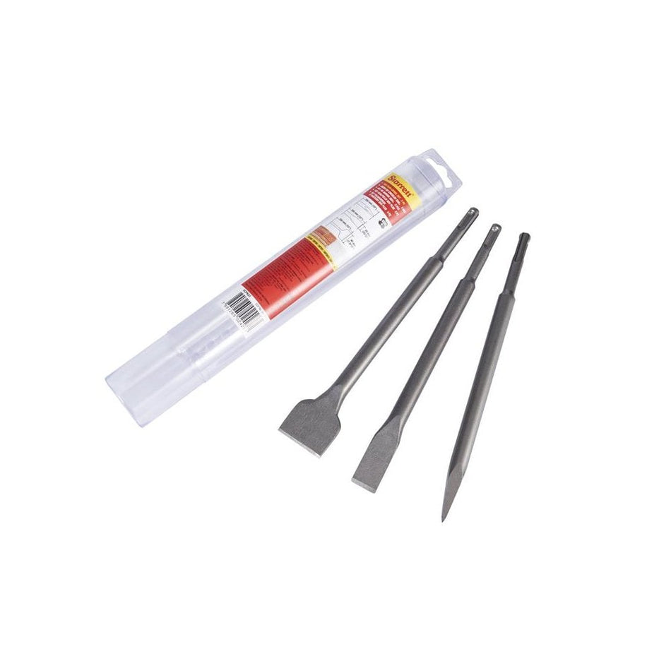 Starrett SDS Plus Chisel Set, 3 Piece-STRKCPK03