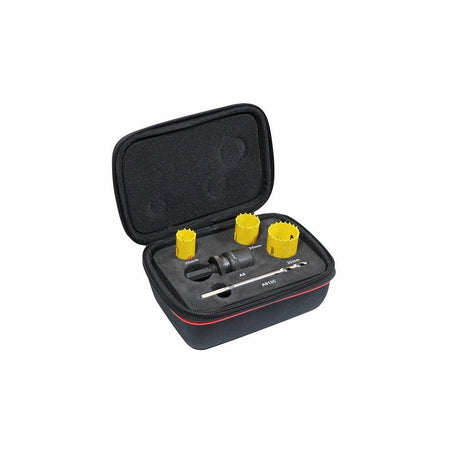 Starrett KFC03051 Kwik-Change Electrician's Holesaw Kit, 8 Piece-STRKFC03051
