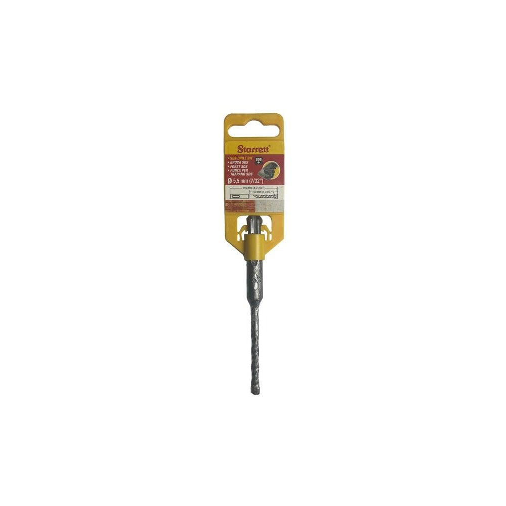 Starrett SDS Plus 2 Point Drill Bit 5.5 x 110mm-STRKBPS055A