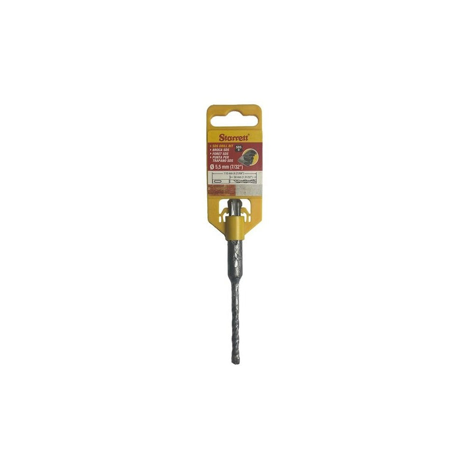Starrett SDS Plus 2 Point Drill Bit 5.5 x 110mm-STRKBPS055A