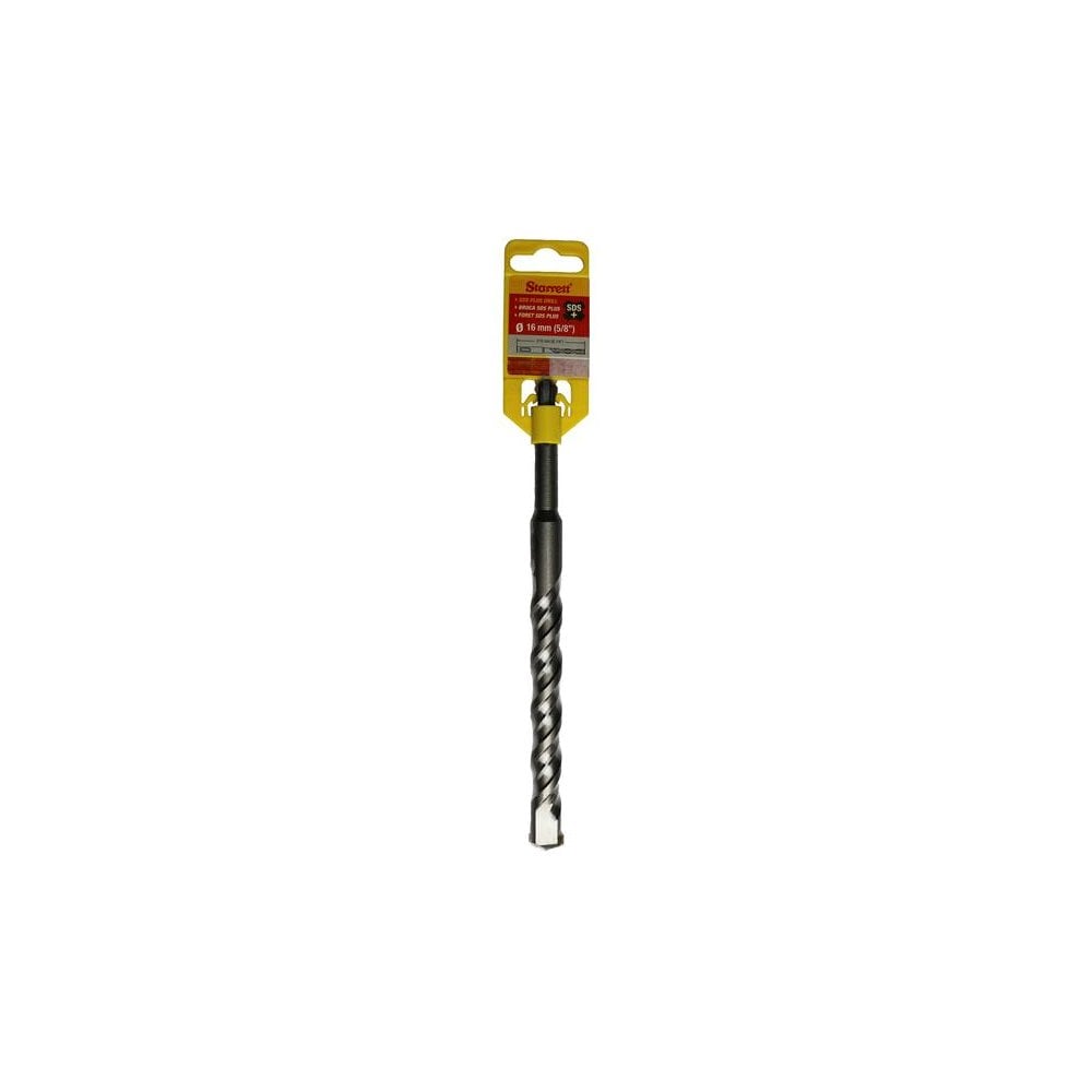 Starrett SDS Plus 2 Point Drill Bit 16 x 210mm-STRKBPS16C
