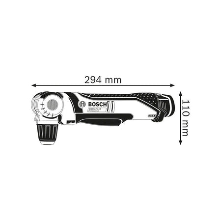 Bosch GWB 12V-10 Professional Angle Drill 12V Bare Unit-BSH601390905