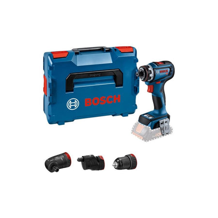 Bosch GSR 18V-90 FC Pro FlexiClick Drill Driver + 3 Attachments in Case 18V Bare Unit-BSH6019K6203