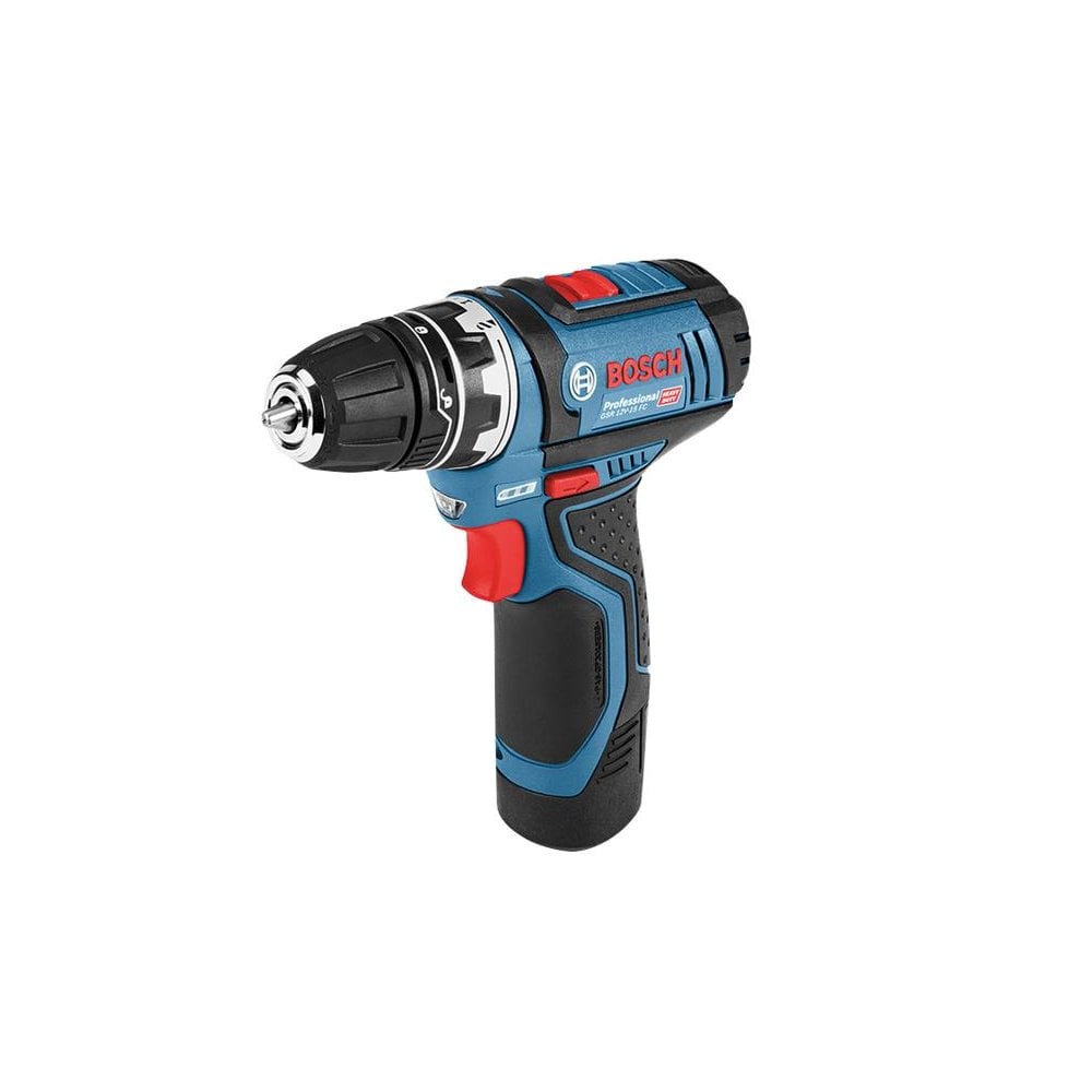 Bosch GSR 12V-15 FC Pro FlexiClick Drill Driver 12V 2 x 2.0Ah Li-ion-BSH6019F6071