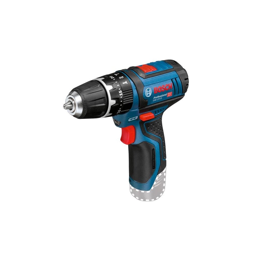 Bosch GSB 12V-15 Professional Combi Drill 12V Bare Unit-BSH6019B6901