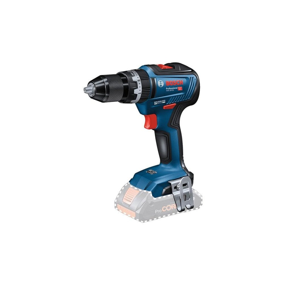 Bosch GSB 18V-55 Professional Combi Drill 18V Bare Unit-BSH6019H5302