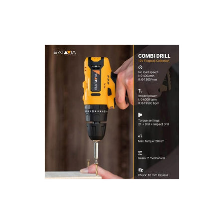 Batavia FIXXPACK Combi Drill 12V Bare Unit-BAT7064214
