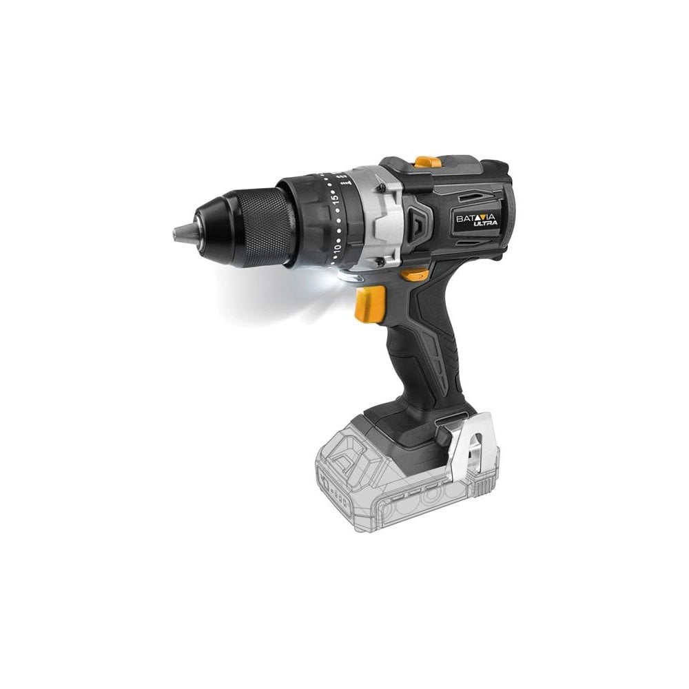 Batavia MAXXPACK ULTRA Brushless Combi Drill 18V 2 x 4.0Ah-BAT7064577