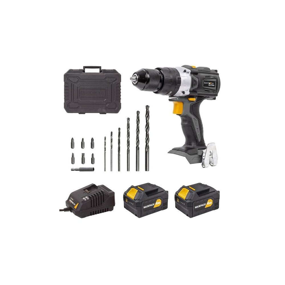Batavia MAXXPACK ULTRA Brushless Combi Drill 18V 2 x 4.0Ah-BAT7064577