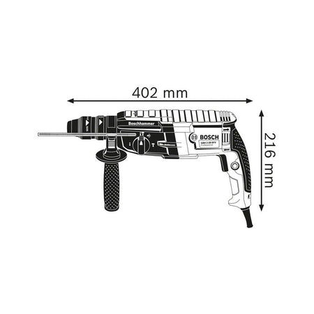 Bosch GBH 2-28 F SDS-Plus Professional Rotary Hammer 880W 110V-BSH611267661