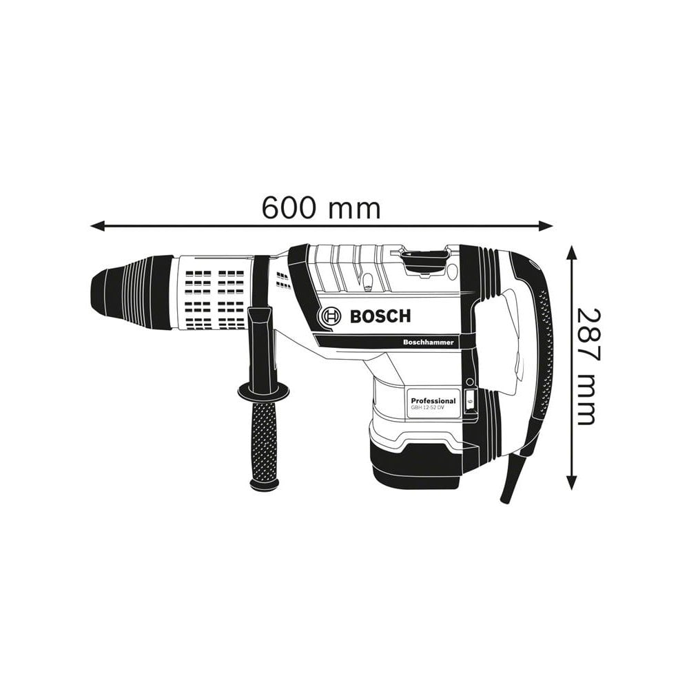 Bosch GBH 12-52 DV SDS-Max Professional Rotary Hammer 1700W 110V-BSH611266060