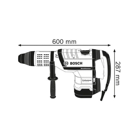 Bosch GBH 12-52 DV SDS-Max Professional Rotary Hammer 1700W 110V-BSH611266060