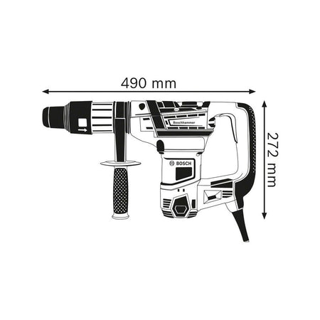 Bosch GBH 5-40 D SDS-Max Professional Rotary Hammer 1100W 110V-BSH611269060