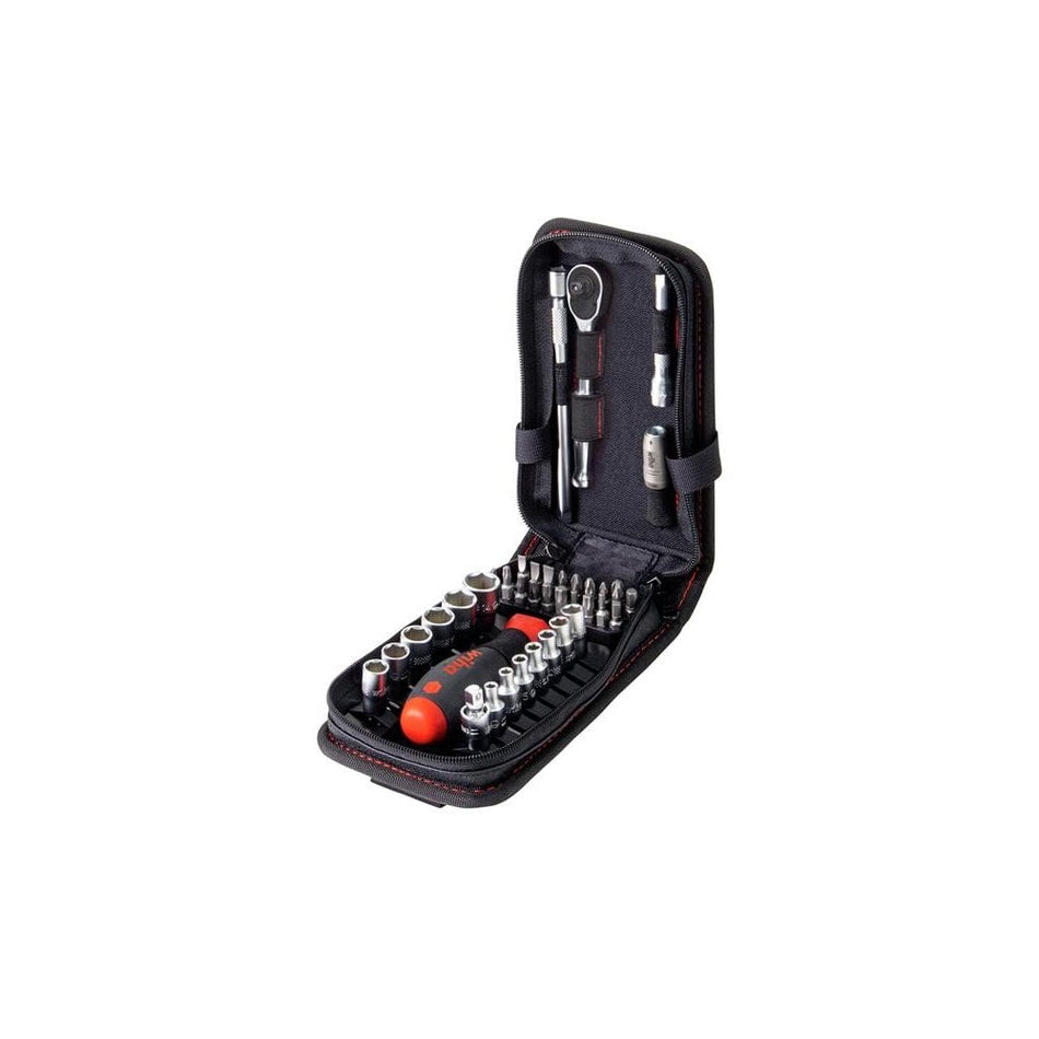 Wiha 1/4in Nut Driver & Bit Set, 40 Piece-WHA44684