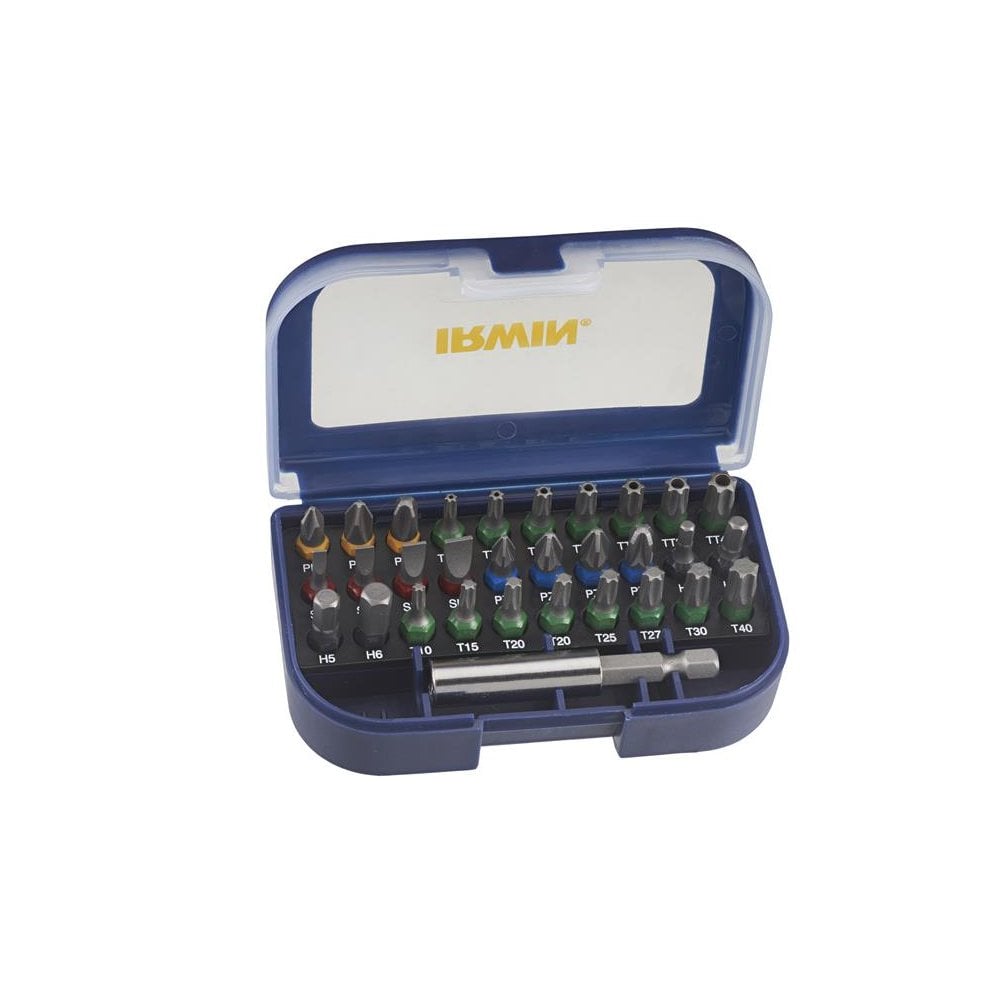 IRWIN® Colour Coded Screwdriver Bit Set, 31 Piece-IRWIW6062526