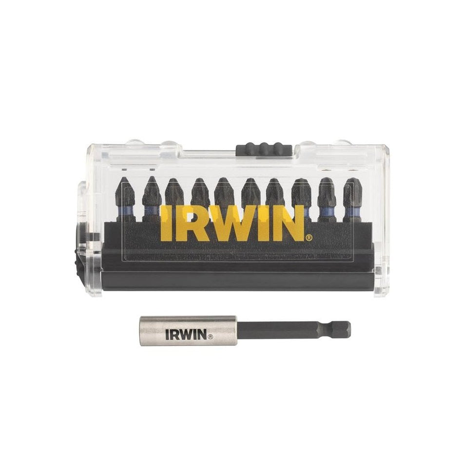 IRWIN® Impact Pro Performance Pozi Screwdriver Bit Set, 10 Piece-IRWIW6062503