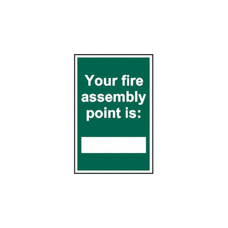 Scan Your Fire Assembly Point is - PVC Sign 200 x 300mm-SCA1526