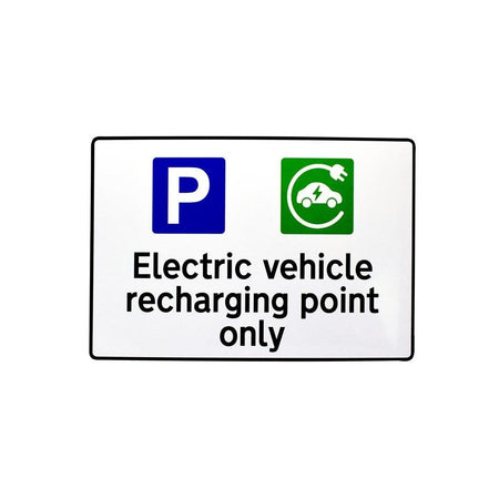 Scan Ev Recharging Point Only Rpvc 300X200mm-SCA14979