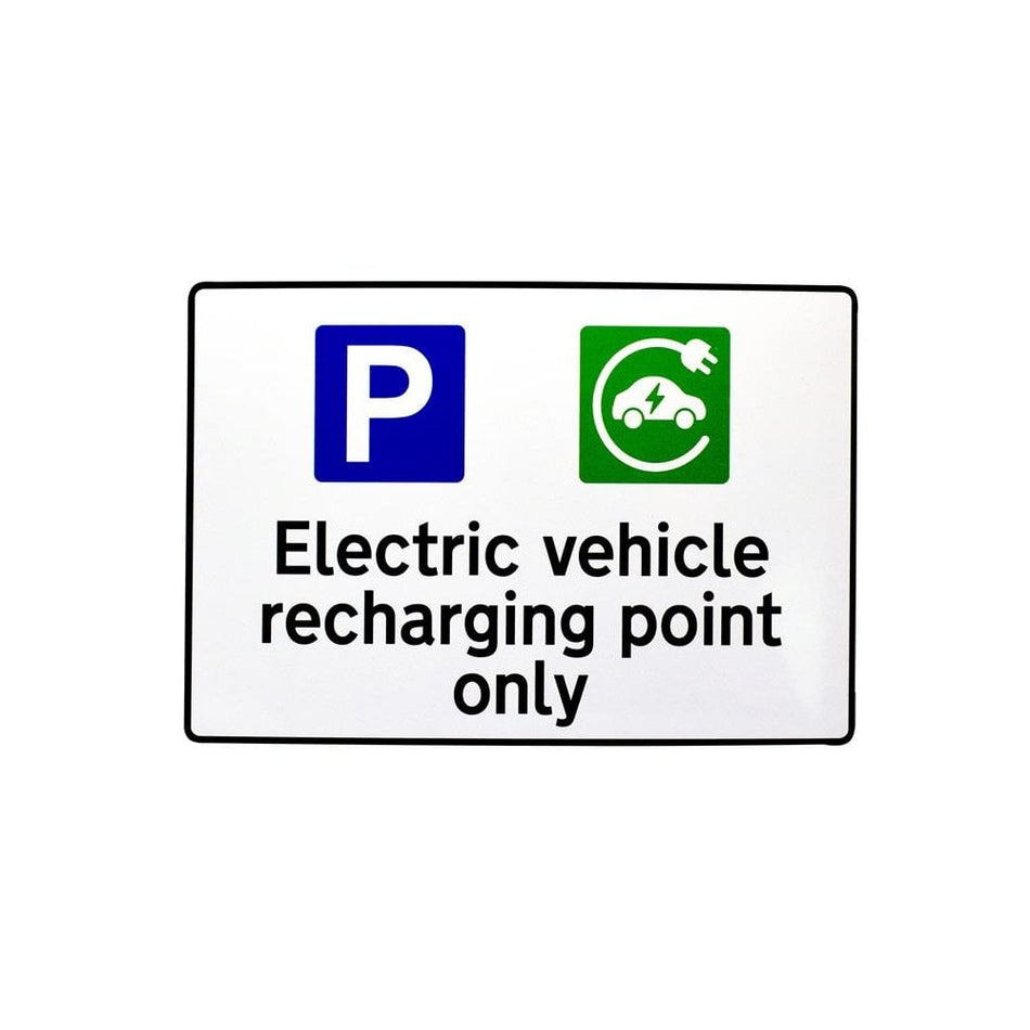 Scan Ev Recharging Point Only Rpvc 300X200mm-SCA14979