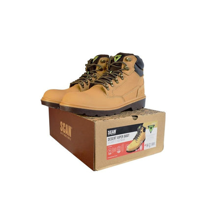 Scan Desert Viper S3 Safety Boots UK 8 EUR 42-SCAFWDESVI8