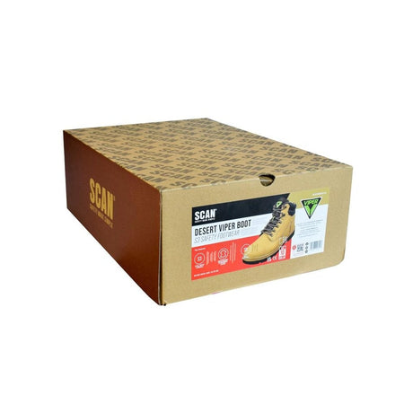 Scan Desert Viper S3 Safety Boots UK 7 EUR 41-SCAFWDESVI7